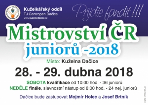 Mistrovství ČR juniorů 2018