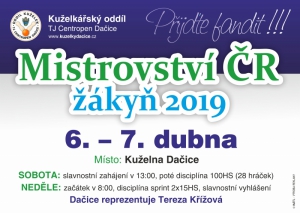 Mistrovství ČR žákyň - Dačice 2019 - aktualizováno 6.4.